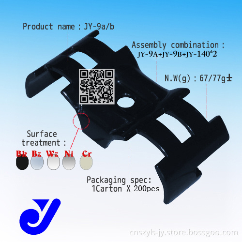 Metal Connector with Electrophoresis Treatment|Pipe Fastener (JY-9)